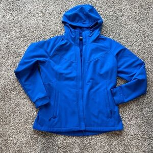 Kirkland Signature Royal Blue Women's Fleece Lined Jacket with Hood